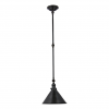 Industralna lampa sufitowa/kinkiet na wysięgniku w kolorze starego brązu Provence PV-GWP-OB Elstead Lighting